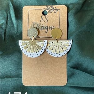 Polymer clay earrings